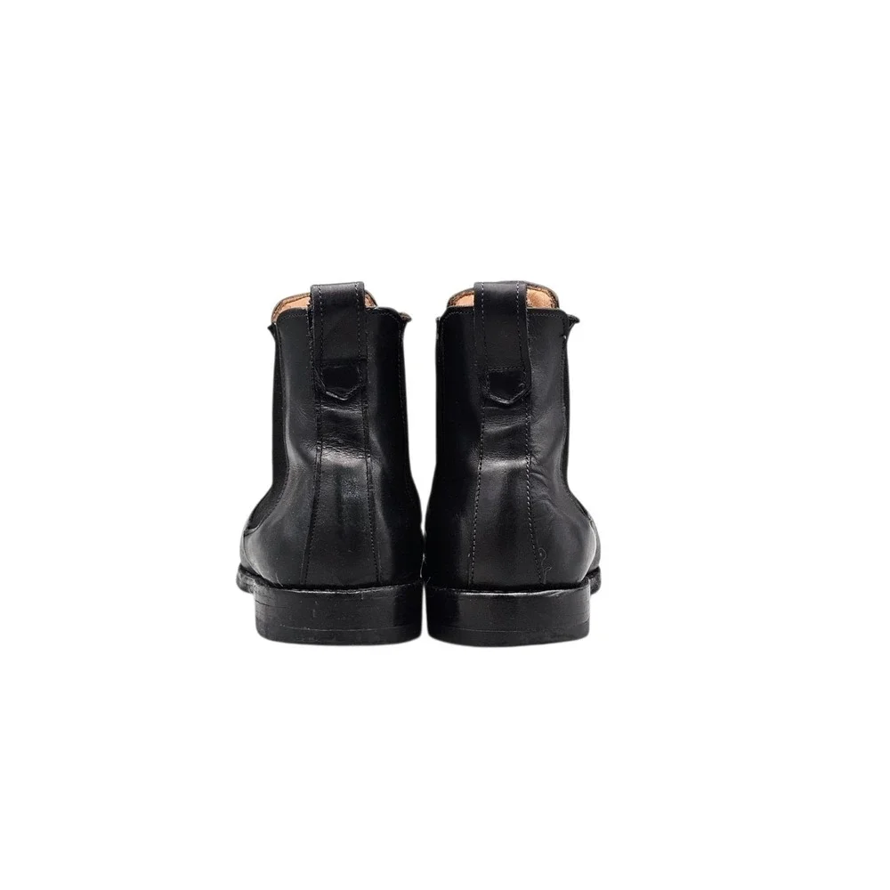Allen Edmonds Men's Size 10.5 D US Liverpool Black Leather Chelsea‎ Boots READ